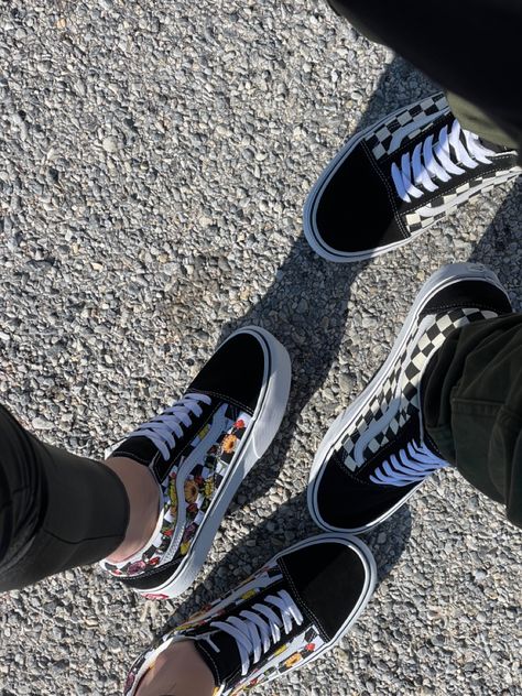 #couple #goal #instagram #vans #matching Matching Vans Couple, Couple Goal Instagram, Tennis Vans, Couple Goal, Vans Shoes, Quick Saves, Instagram