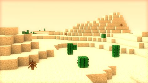 Minecraft High Quality Biome Renders Minecraft Biomes, Minecraft Biome, Minecraft Background, Minecraft Desert, Minecraft Decor, Desert Biome, Desert Background, Minecraft Decorations, Ideas Minecraft