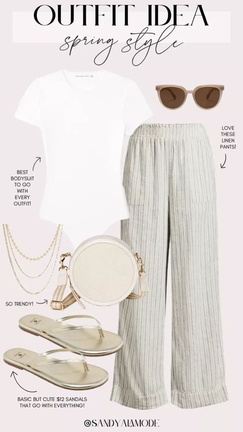 Casual spring style | casual resort wear | Walmart finds | Walmart fashion | Walmart linen pants | Abercrombie bodysuit | neutral spring style Casual Spring Style, Casual Resort Wear, Capsule Wardrobe Casual, Walmart Fashion, Walmart Finds, Spring Fashion Casual, Mommy And Me Outfits, Spring Style, Spring Summer Outfits