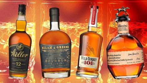 Best Bourbon Brands, Bourbon Whiskey Brands, Best Bourbon, Wheated Bourbon, Bourbon Brands, Bourbon Bar, Single Malt Whiskey, Whiskey Brands, Best Bourbons