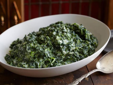 Creamed Spinach Recipe, Brunch Sides, Pasta Vegetariana, Oktoberfest Food, Oktoberfest Party, Creamed Spinach, Monterey Jack, Spinach Recipes, Cooking Channel