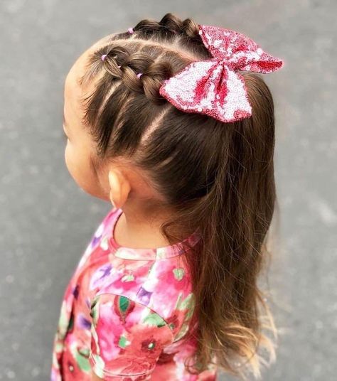 Easy Toddler Hairstyles, Girls Hairdos, Cute Toddler Hairstyles, Girly Hairstyles, Easy Little Girl Hairstyles, Girl Hair Dos, Lil Girl Hairstyles, Girls Hairstyles Easy, Hairstyles Videos