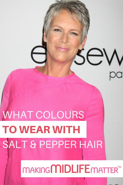 Best Colors To Wear With Salt And Pepper Hair, Clothes For Grey Haired Women, Makeup For Salt And Pepper Hair, Clothing Colors To Wear With Grey Hair, Hairstyles For Salt And Pepper Hair, Slat And Pepper Hair, Colors To Wear With Grey Hair, Hairstyles Gray Hair, Salt Pepper Hair