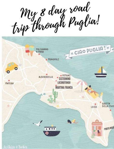 Puglia Road Trip Itinerary: A Guide To The Best Places in Puglia Bari Italy Itinerary, Puglia Itinerary, Puglia Alberobello, Italy Road Trip Itinerary, Alberobello Italy, Italy Road, Bari Puglia, Amalfi Coast Travel, Italy Itinerary