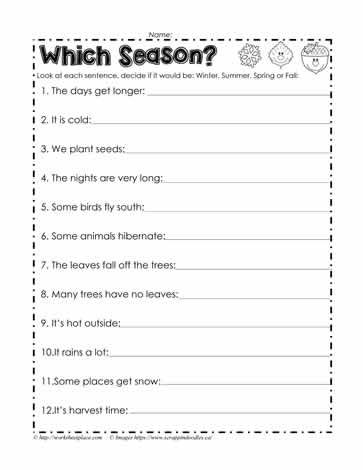 Match the Season September Worksheets, Season Worksheet, First Grade Weather, Evs Worksheet, Worksheets For First Grade, Teaching Weather, Seasons Worksheets, Weather Worksheets, Bible Worksheets