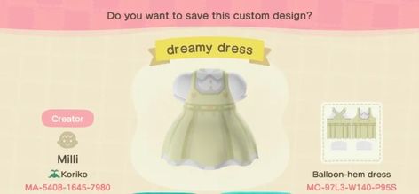 👕 Clothing - Animal Crossing Pattern Gallery & Custom Designs Balloon Hem Dress, Animal Crossing Custom Designs, Dress Creator, Animal Crossing Characters, Website Making, Inspiration Photos, Tartan Dress, Animal Crossing Qr, Pattern Animal