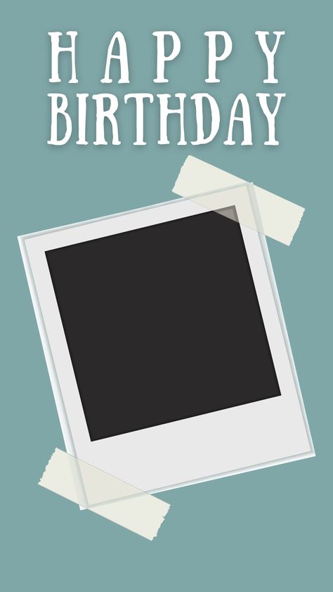 Happy Birthday Polaroid Template, Birthday Polaroid Template, Happy Birthday Polaroid, Birthday Polaroid, Birthday Ig, Ig Story Template, Happy Birthday Icons, Happy Birthday Best Friend Quotes, Birthday Icon