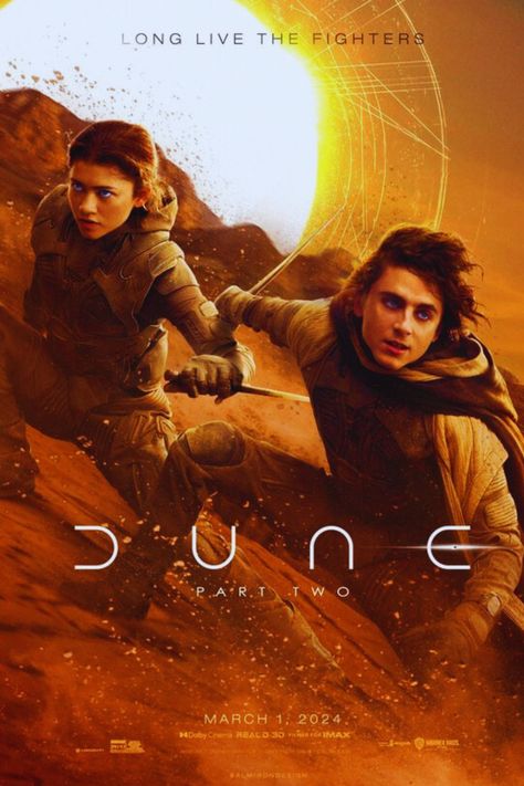 Dune Part Two HD 2024 Online Watch Dune The Movie, Chani Dune, Dune Poster, Books Turned Into Movies, Dune Film, Dune Part Two, 3d Film, Dune Art, Denis Villeneuve