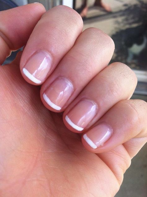 French French Manicure Shellac, What Is Shellac Nails, Shellac French Manicure, French Nail Polish, Color Club Nail Polish, Shellac Nail Polish, French Manicure Nails, Manicure Inspiration, Manicure Tips