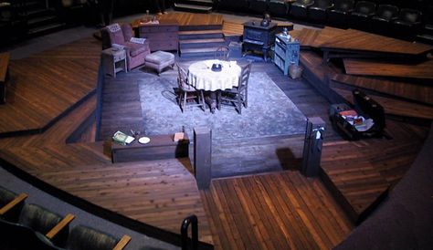 Da. The Old Globe. Scenic design by Robin Sanford Roberts. Theatre In The Round Set Design, Boston Marriage, Theater In The Round, Theatre In The Round, The Glass Menagerie, Globe Theatre, Old Globe, Theatre Production, Theatre Inspiration