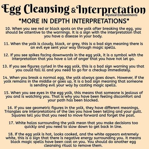 Egg Cleansing Reading Meanings, Egg Cleanse Meaning, Egg Cleanse Interpretation, Cleanse Meaning, Egg Cleanse, Magical Herbs Witchcraft, Herbal Witch, Tarot Interpretation, Tarot Cards For Beginners