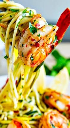 Shrimp Scampi With Zucchini Noodles, Seafood Healthy, Shrimp Zucchini Noodles, Noodles Ideas, Recipes Zucchini, Resep Pasta, Zucchini Noodle Recipes, Plats Healthy, Keto Lasagna