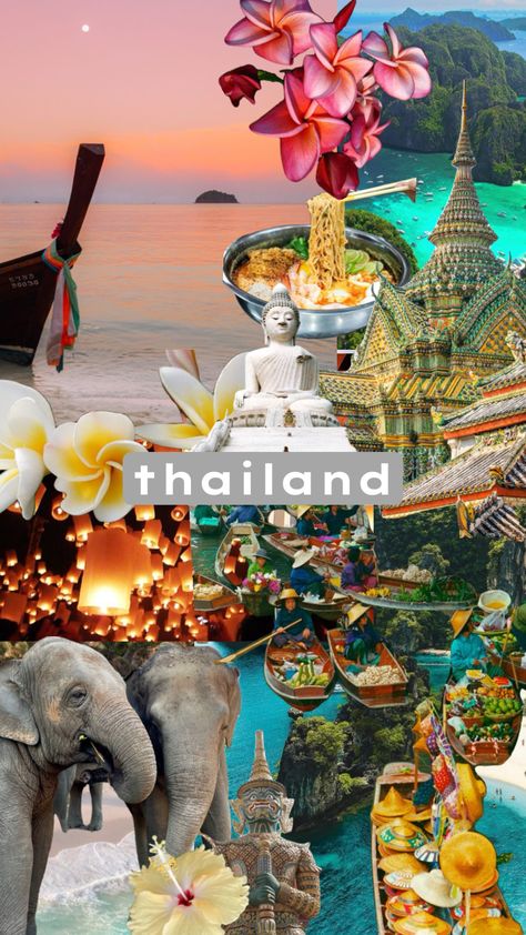 🤍#thailand Thailand Pictures, Thailand Wallpaper, Trip To Thailand, Thailand Itinerary, Thailand Vacation, Travel Collage, Thailand Holiday, Caribbean Culture, Bangkok Travel