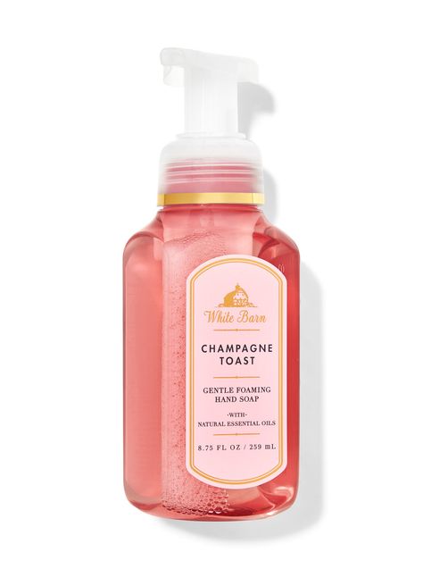 Essential Oil Hand Soap, Bath And Body Work, Antibacterial Soap, Champagne Toast, Room Stuff, Foam Soap, Foaming Hand Soap, White Barn, Bath And Bodyworks