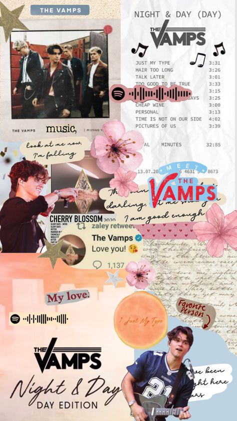 The Vamps Collage, The Vamps Wallpaper, Brad Simpson, Bradley Simpson, Cheap Wine, Im Falling, Day For Night, The Vamps, Love You