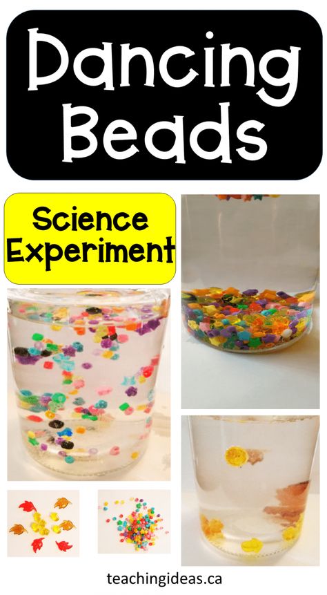 Rainy Science Experiments, Dancing Beads Experiments, Kid Experiments At Home, Sound Experiments, Balloon Rocket, Fun Experiments, Activities Elementary, Writing Development, Science Experiment For Kids