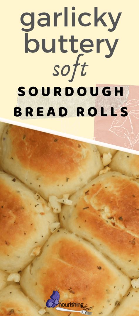 Sourdough Bread Rolls, Garlic Sourdough, Soft Sourdough Bread, Sourdough Dinner Rolls, Sourdough Rolls, Garlic Rolls, Bread Keto, Sourdough Bread Starter, Sourdough Starter Discard Recipe