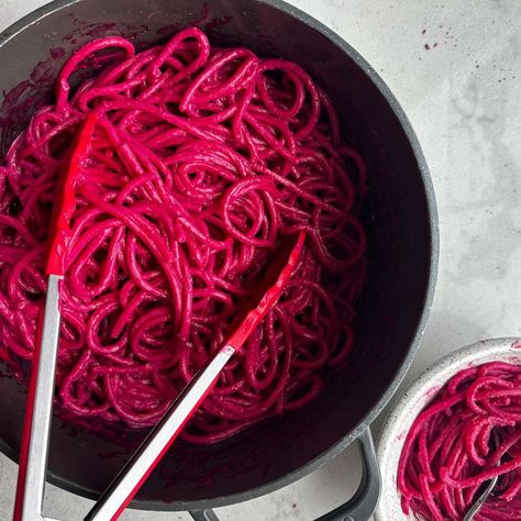 How to make pink pasta for Valentine's Day - Good Morning America Cute Illustration Art, Pink Pasta, Beet Pasta, How To Make Pink, Bloomin Onion, Pistachio Cream, Romantic Dinner Recipes, Valentines Day Dinner, Pink Foods