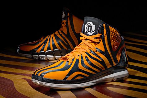 Adidas D Rose 4.5 (Tiger) D Rose Shoes, Derrick Rose Shoes, Nike Lebron Shoes, Nike Air Max 87, Nike Heels, D Rose, Nike Quotes, Nike Air Max 2016, Lebron Shoes