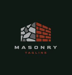 Masonry Logo Design, Mason Logo, Brick Logo, Company Logos, Construction Logo, Logo Project, Graduation Project, Business Signs, Logo Ideas