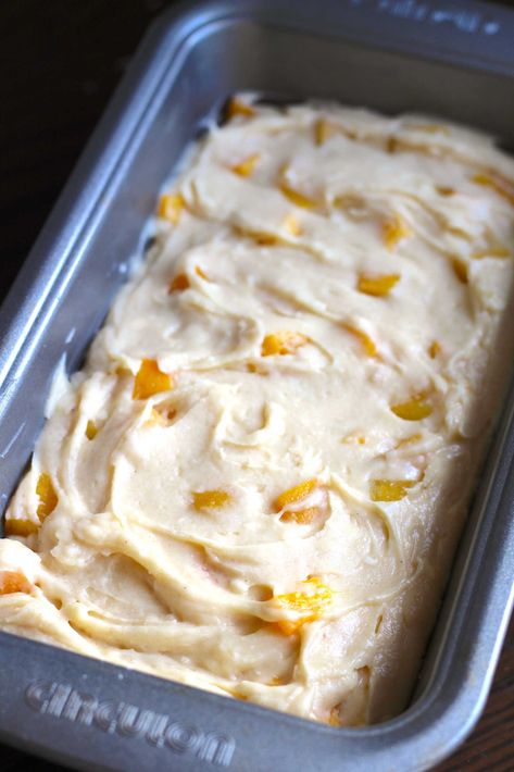 Peaches & Cream Loaf, Peaches And Cream Spread 12 Tomatoes, Peaches And Cream Loaf Recipe, Fresh Peach Bread Recipe, Pineapple Cream Cheese Bread, Peaches And Cream Cheese Loaf 12 Tomatoes, Peach Cream Cheese Bread, Peaches And Cream Cheese Loaf, Recipes Using Canned Peaches