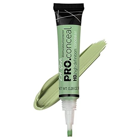 La Girl Concealer, Green Corrector, Green Color Corrector, Applying Concealer, Green Concealer, La Girl Pro Concealer, Skin Corrector, Green Pro, Color Correcting Concealer