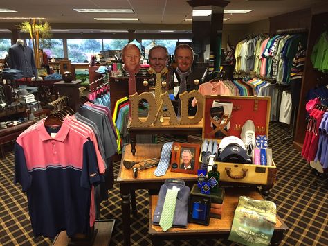 Golf Shop Fathers day Golf Merchandising, Golf Pro Shop, Course Ideas, Shop Displays, Golf Design, Golf Shop, Shop Ideas, Shop Display, Work Ideas