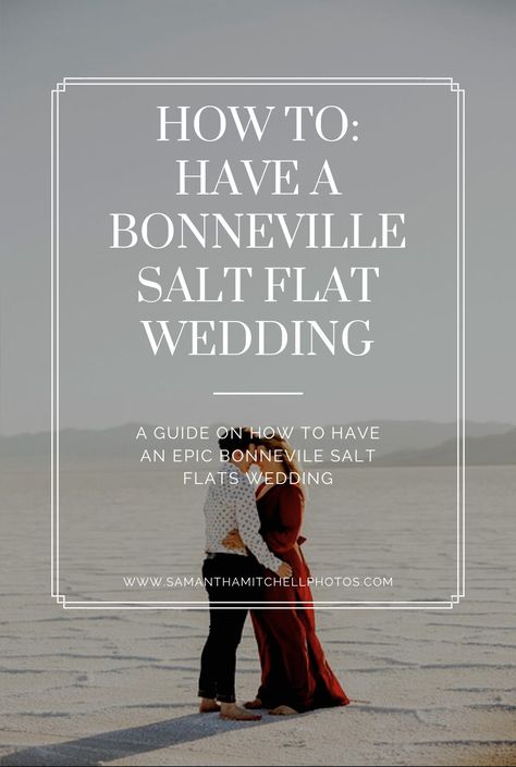 Pictured is a couple at the bonneville salt flats hugging Salt Flats Wedding, Bonneville Salt Flats, Salt Flats, Rooftop Deck, I Got Married, Wedding Advice, The Tea, Plan Your Wedding, Plan A