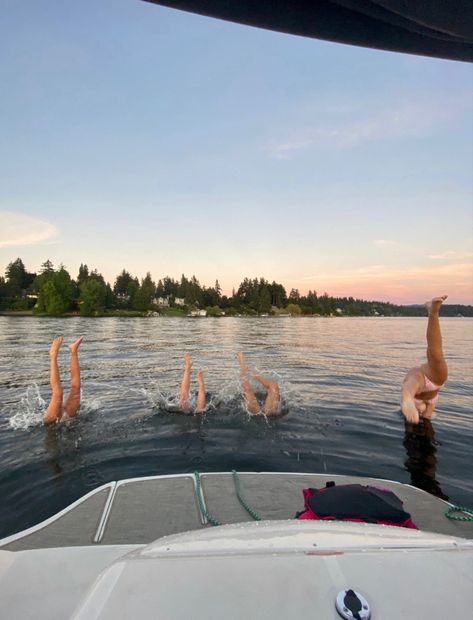 #summer #summerswim #swimming #  #lakehouse #friends #friendtrip #sunset #lakelife #boating #aestheticsummer Summer Lake, Summer Plans, Summer Goals, On A Boat, Best Seasons, Summer Bucket Lists, Summer Bucket, Summer Feeling, Summer Dream