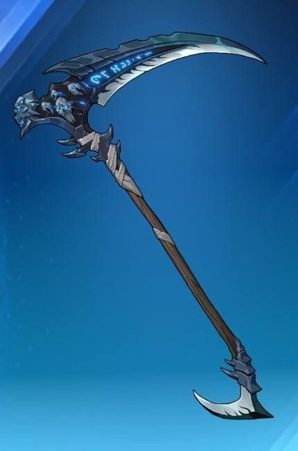 Magic Scythe, Scythe Concept Art, Moon Scythe, Fantasy Scythe, Cool Scythe Designs, Solo Leveling Arise, Ben 10 Action Figures, Sung Jinwoo, Sung Jin Woo