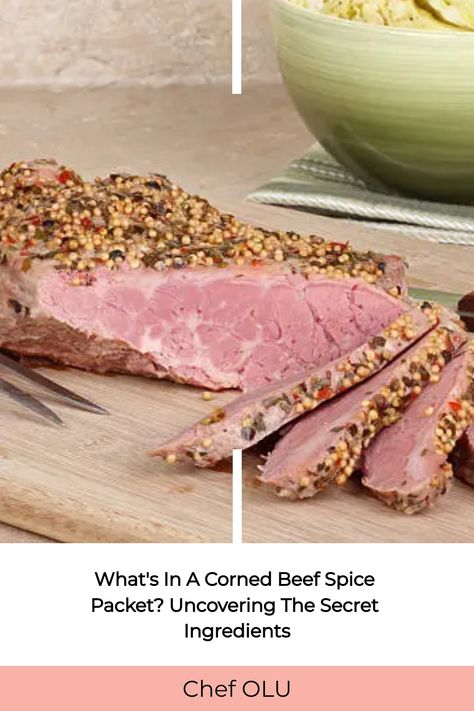 What's In A Corned Beef Spice Packet? Uncovering The Secret Ingredients Corned Beef Seasoning, Corned Beef Stew, Crockpot Christmas, Homemade Corned Beef, Spiced Beef, Corned Beef Recipes, Sponge Cake Recipes, Spice Tins, Mustard Seeds