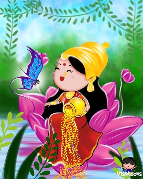 Cartoons Rangoli, Laxmi Maa, Maa Laxmi, Rangoli Designs For Competition, Poster Rangoli, Diwali Pictures, Rangoli Designs Photos, Rangoli Designs Simple Diwali, Simple Rangoli Designs Images