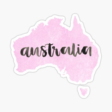 Australia Highlight Instagram, Australia Stickers Aesthetic, Australia Stickers, Country Watercolor, Icones Instagram, Happy Journey, Single Pic, Australia Country, Insta Highlights