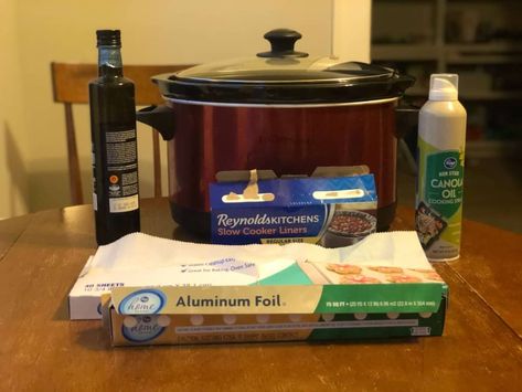 6 Slow Cooker Liner Substitutes: Save Money, Clean Easy – Little Upgrades Crockpot Liners, Cooking Videos, Parchment Paper, Aluminum Foil, Crock Pot, Crockpot Recipes, Slow Cooker, Saving Money, Save Money