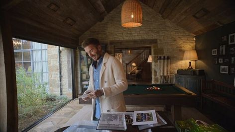 David Beckham House, Cotswolds Home, Gym Swimming Pool, London Mansion, Grey Cupboards, The Beckham Family, David Beckham Style, Beckham Style, Soho Farmhouse