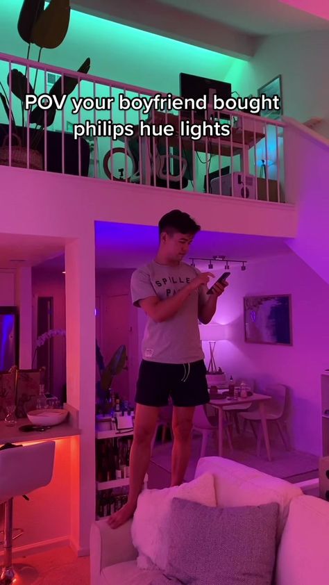 Phillips Hue Lighting, Phillips Hue, Philips Hue Lights, Hue Lights, Computer Shortcuts, Light Blue Aesthetic, Aesthetic Light, Philips Hue, Miami Vice