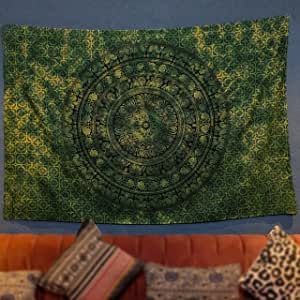 Hippie Living Room, Aesthetic Wall Hanging, Tapestry Aesthetic, Wall Decor Bohemian, Bohemian Elephant, Hippie Living, Twin Bedspreads, Hippie Room Decor, Hippy Room