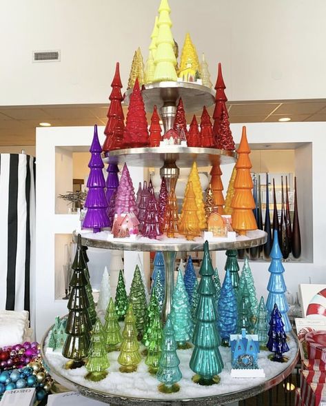 Cody Foster, Rainbows Christmas, Merry Bright Christmas, Xmas Deco, Christmas Inspo, Christmas Wonderland, Ceramic Christmas Trees, Wonderful Time Of The Year, Modern Christmas