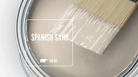 SPANISH SAND OR-W7 | Behr Paint Colors Baja Behr Paint, Behr Sand Paint Colors, Spanish Sand Behr, Spanish Sand Behr Paint, Sand Paint Color, Colonial Colors, Bedroom Addition, Behr Paint Colors, Door Colors