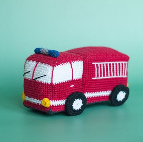 Fire Truck, I Need You, Fire Trucks, Need You, Amigurumi Pattern, Toy Car, Amigurumi, Crochet Patterns, Trucks