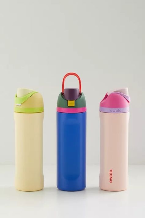 Owala UO Exclusive FreeSip 24 oz Water Bottle | Urban Outfitters Trendy Water Bottles, Camping Packing List, Urban Outfitters Clothes, Strawberry Milk, Reusable Water Bottle, Urban Outfitters, Sign Up, In Store, Water Bottle