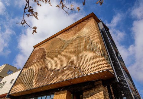 Revolving Bricks Office Building / A.P.Pars Architects & Associates | ArchDaily Parametric Architecture, Colossal Art, Parametric Design, Antoni Gaudi, Brick Facade, The Hague, Traditional Architecture, Facade Design, Residential Building