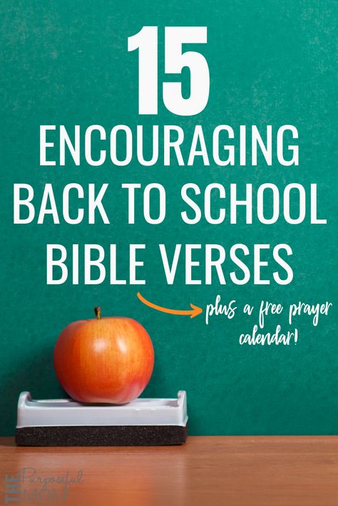 Scripture For School Year, Back To School Verses For Kids, Bible Verse For School Year, Back To School Blessings For Kids, Back To School Prayer Quotes, Bible Verse For First Day Of School, Prayer For Kids Going Back To School, Back To School Bible Verses For Kids, Prayer For New School Year