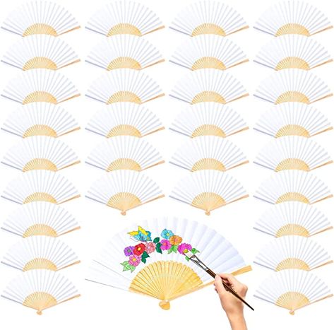 Fan For Wedding, Dance 2023, Chinese Bamboo, Folding Hand Fan, Handheld Fan, Folding Fan, Calligraphy Painting, Paper Fans, Hand Held Fan