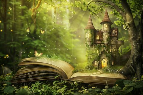 Fairytale Book Digital Backdrop Magical Enchanted Forest Digital Background Whimsical Childrens Backdrop Overlays Photography Composite - Etsy Magical Enchanted Forest, Fairytale Book, Fairy Tale Books, Photo Editing Tools, Digital Backdrops, Photo Editing Software, Kids Portraits, Photo Filter, Digital Background