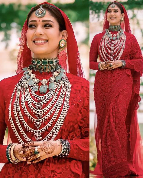 Nayanthara Wedding, Red Saree Wedding, Lehenga Designs Simple, Indian Bride Outfits, Hindu Bride, Indian Wedding Inspiration, Indian Bridal Dress, Indian Bridal Outfits, Stylish Dress Book