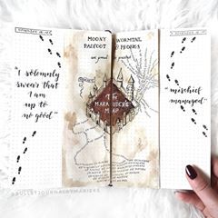 Heres the belated weekly spread of this week! I wanted to do a harry potter themed dutch door- so my weekly is now hidden in the marauders map!  #maraudersmap #weeklyspread #dutchdoor #harrypotter #bujo #bulletjournal #coverpage #potterhead #snitch #deathlyhallows #hogwarts #watercolor #stationeryaddict #bulletjournaladdict #ravenclaw #ravenclawdiadem #rowenaravenclaw #weeklyspread #horcrux Bullet Journal Wishlist, Harry Potter Journal, Bullet Journal 2020, Bullet Journal Spreads, Bullet Journal 2019, Bullet Journal Notes, Theme Harry Potter, Bullet Journal Weekly Spread, Bullet Journal Mood