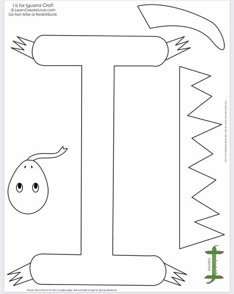 Letter I Crafts For Toddlers, Letter T Craft, Letter I Craft, Letter T Crafts, Letter I Crafts, Kindergarten Graduation Certificate, Letter Tracing Printables, Letter A Coloring Pages, Alphabet Letter Crafts