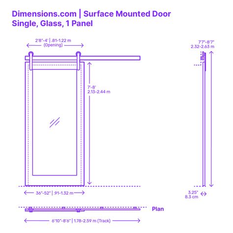 Surface Sliding Door, Pocket Door Detail Drawing, Sliding Door Plan Drawing, Door Section Detail, Door Section Detail Drawing, Single Sliding Door, Sliding Door Section Detail Drawing, Automatic Sliding Doors, Wall Section Detail