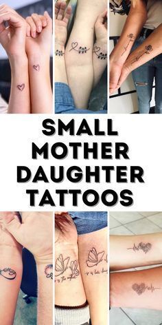 Mom Daughter Mini Tattoos, Mother Daughter Sun Tattoos, Small Tattoos Mother Daughter Symbols, Mum And Daughters Tattoo, Mom Kids Tattoo, Small Tattoos Mother Daughter, Unique Mother Daughter Tattoos, Matching Mom Daughter Tattoos, Small Mother Daughter Tattoos